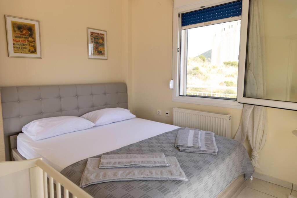 Port View House-Comfy Family Apartment-Panoramic View Néa Péramos المظهر الخارجي الصورة