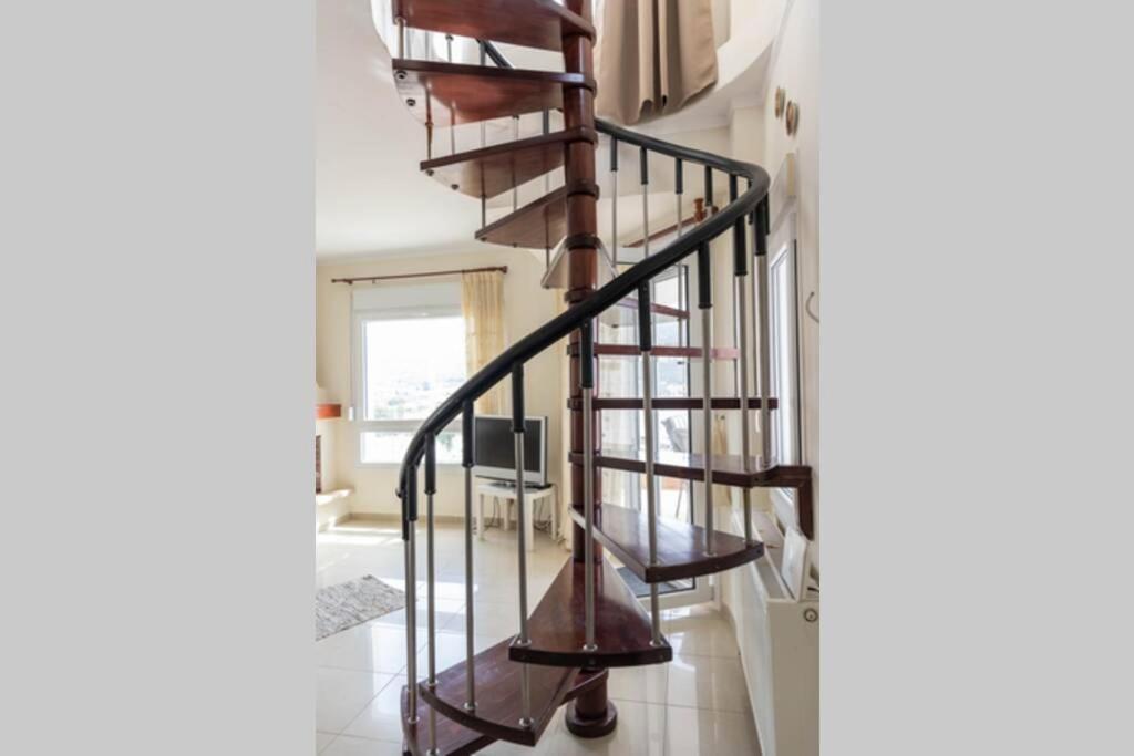 Port View House-Comfy Family Apartment-Panoramic View Néa Péramos المظهر الخارجي الصورة
